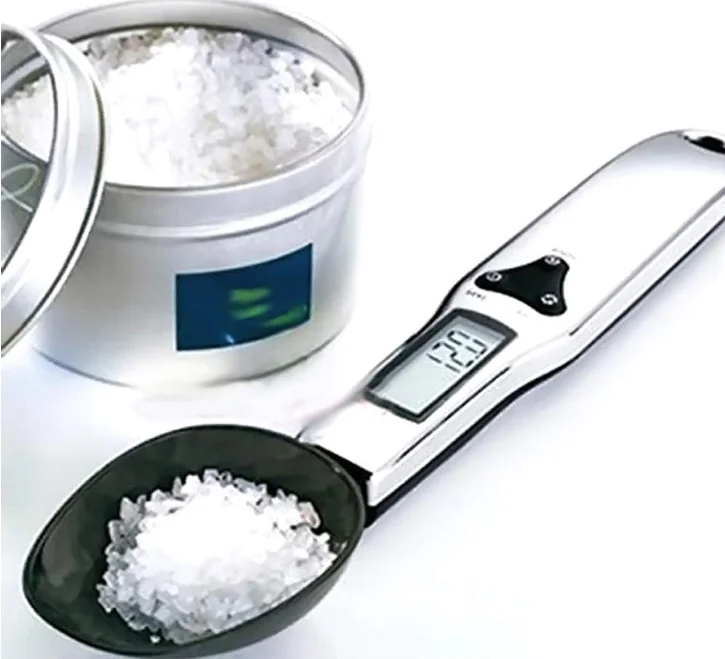 Электронная умная взвешивание и количественная ложка для кормления для еды собаки Взвешивание ложка для кормления корм для собак