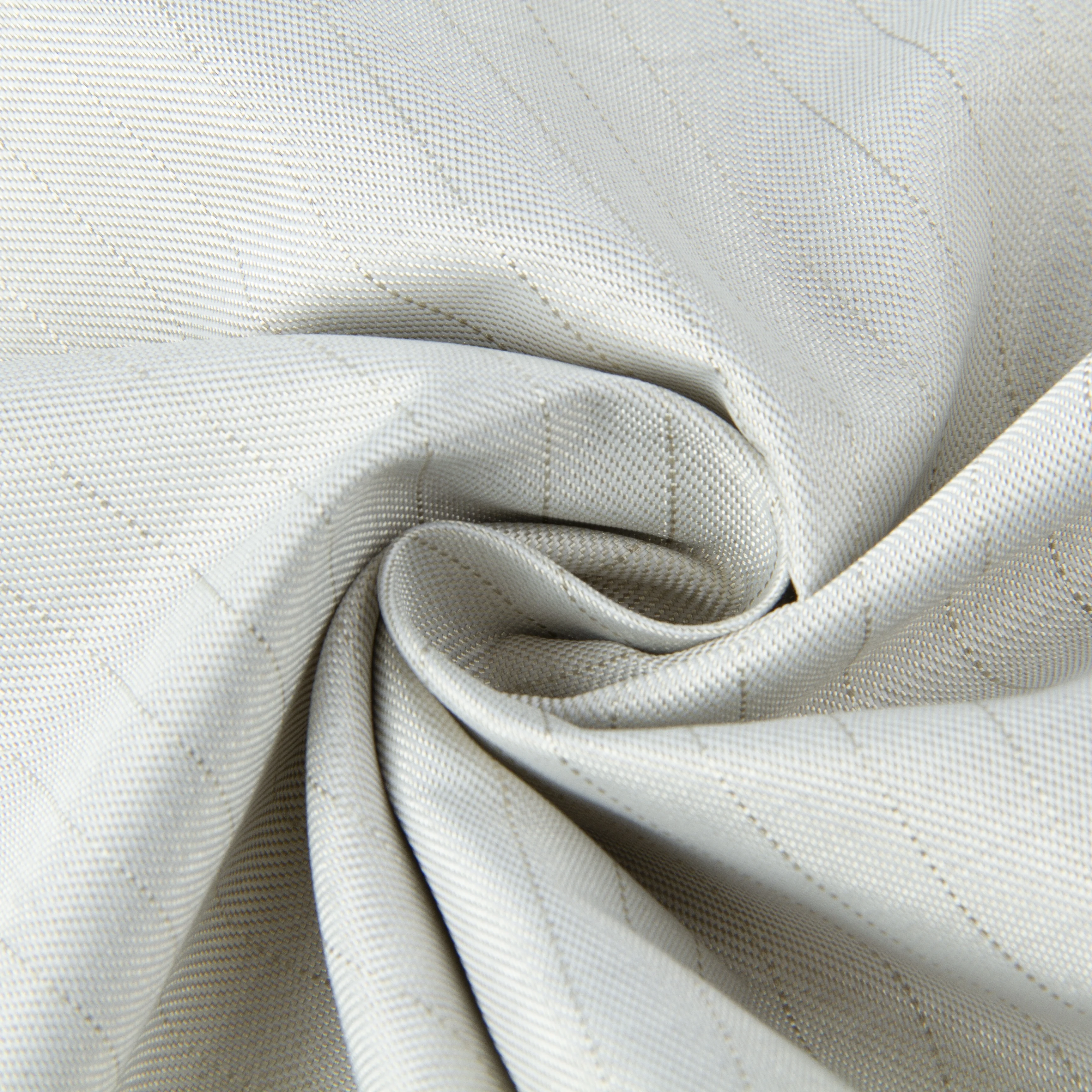 65%Silver Fiber 35%Nylon Striped High Conductive Fabric for Fencing Suit Fencing Jacket