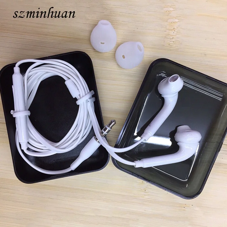 
3.5mm Original 1:1 S6 Handsfree 110cm In-ear Wired Handfree Headphones Earbuds Earpieces Earphone With Mic For Samsung 