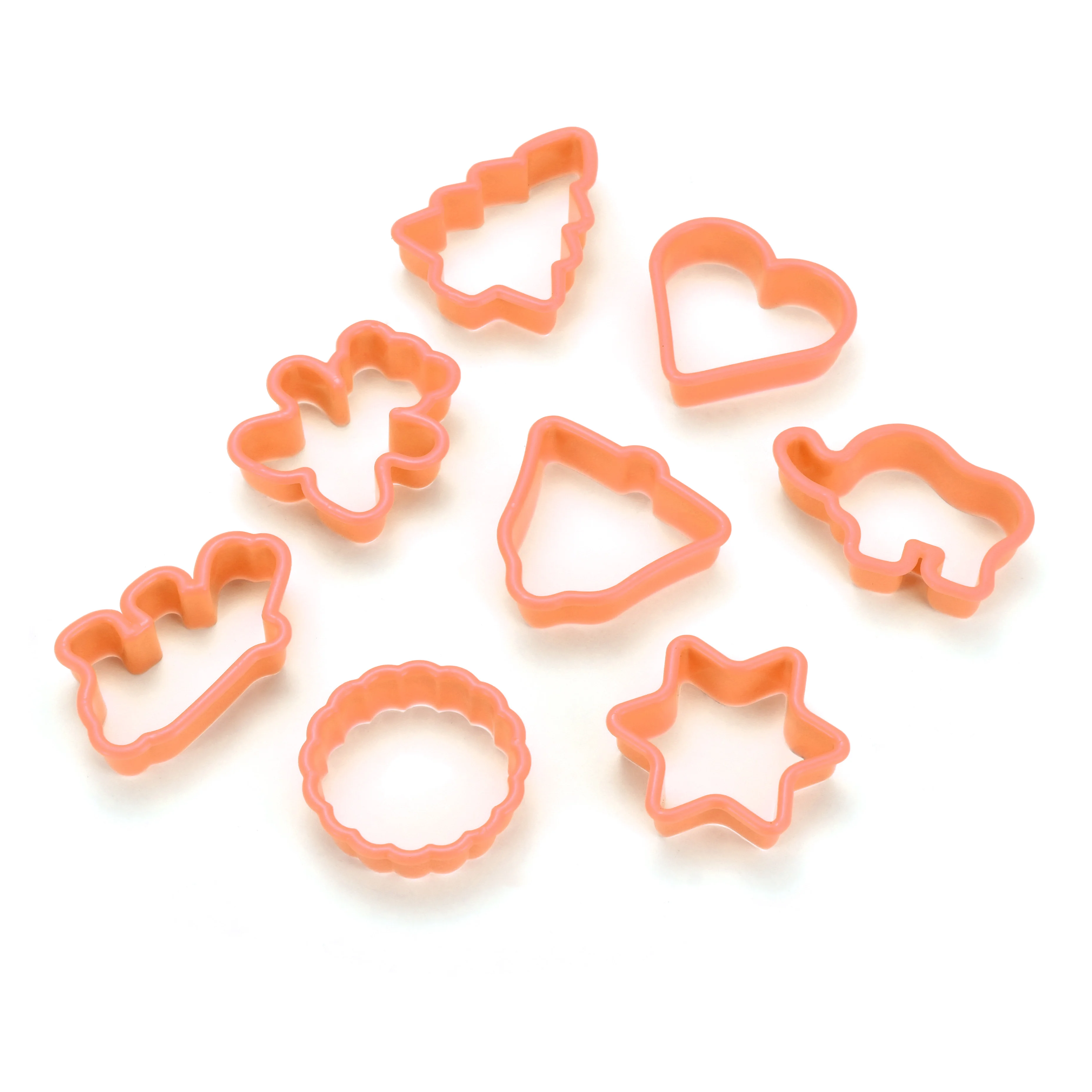 
3D Love Plastic Cute Pink Cookie Cutter Eid Animal Shape Cookie Cutter for Baking 