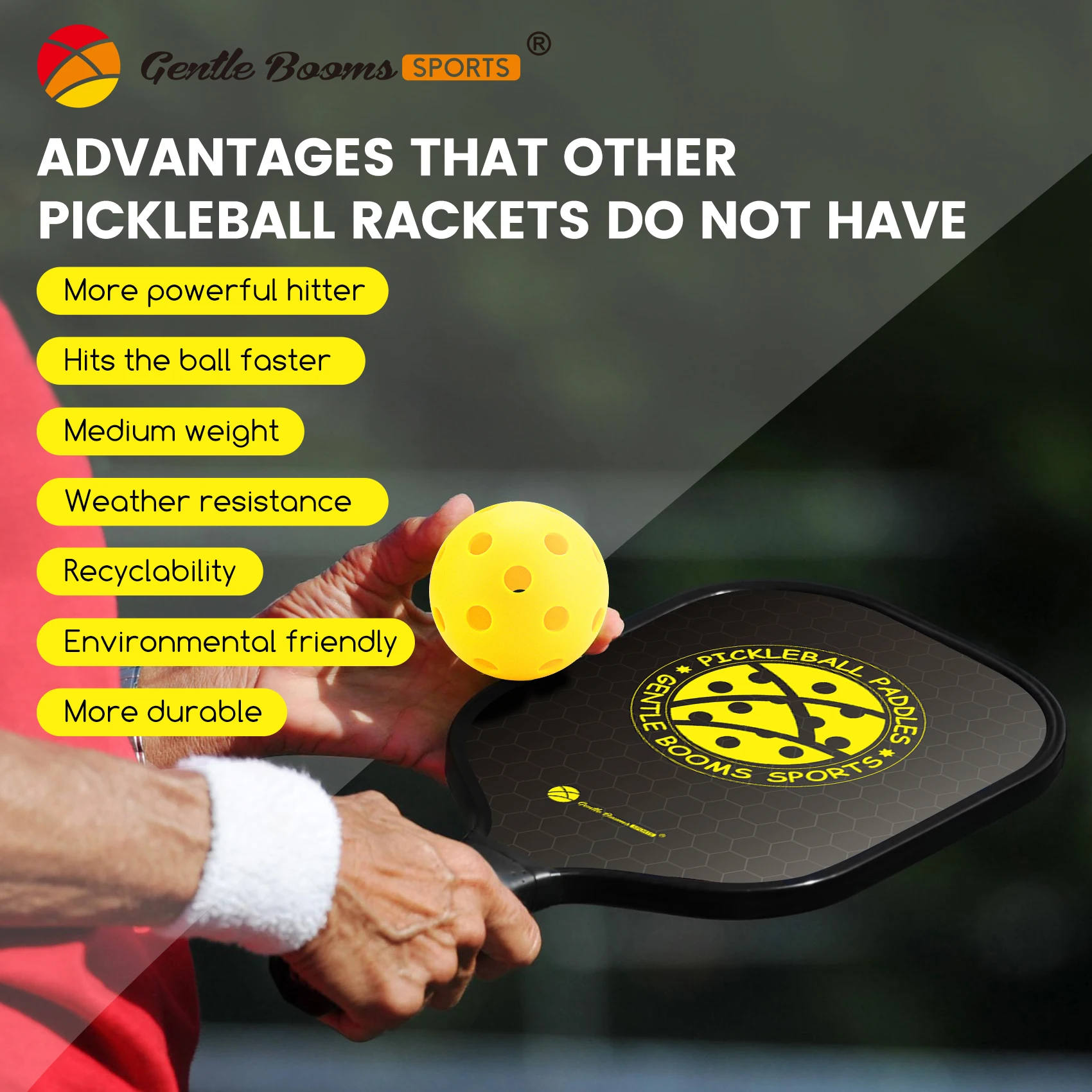 Latest Light Weight Aluminum honeycomb core Pickle Ball Paddle Pickleball Paddle And Paddle Bag