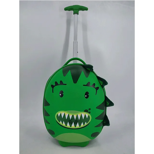 Dinosaur Design Kids Portable 16-Litre EVA Carry-On Suitcase Lightweight Cabin Bag kids Trolley case for Travel and Holidays