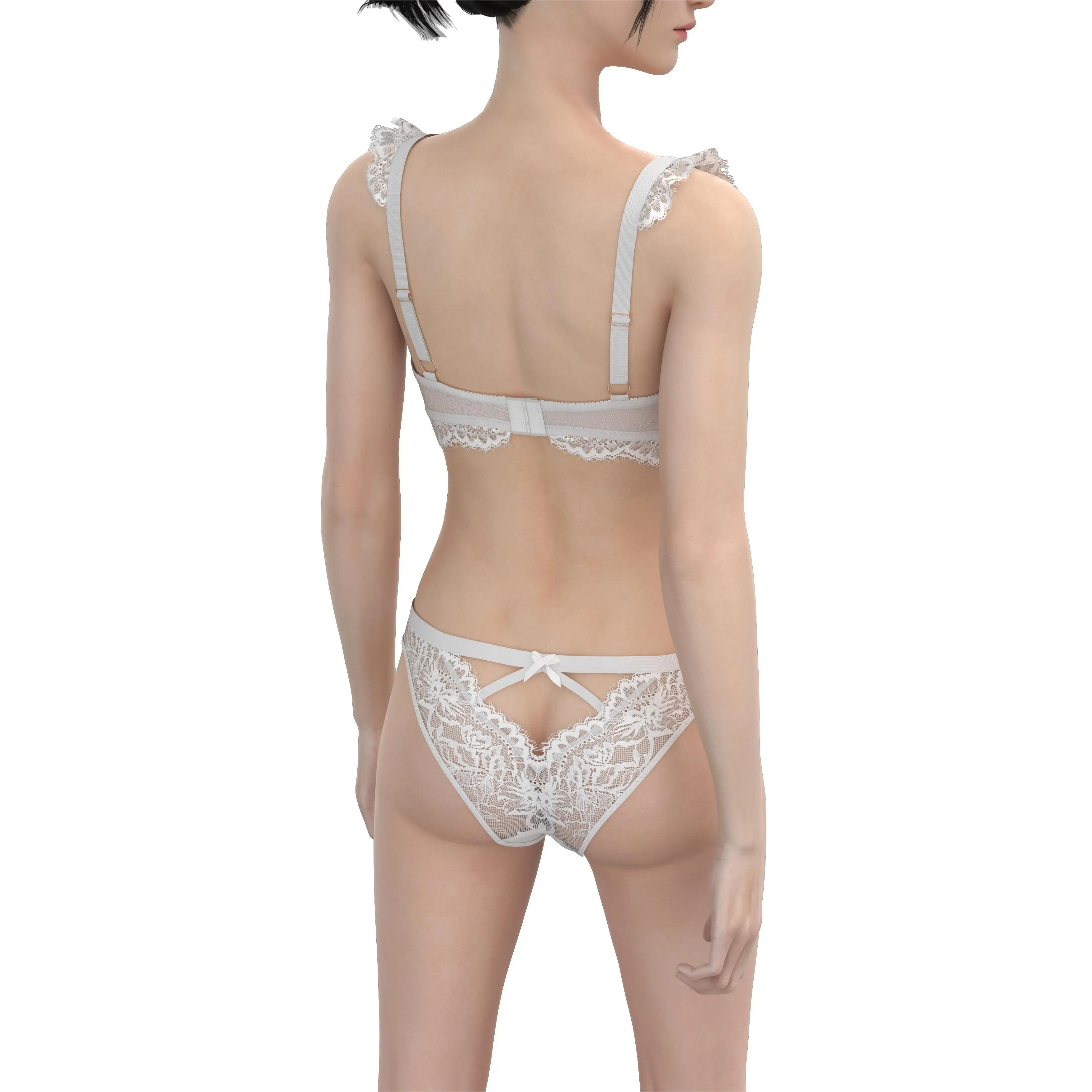 Lace Floral bra for women clothing bra & brief sets sexy lingerie women underwear