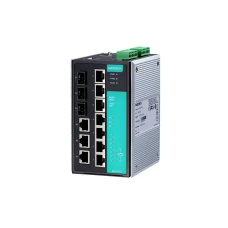 MOXA EDS-P510 Series 7+3G-port Gigabit PoE managed Ethernet switches with 4 IEEE 802.3af PoE ports