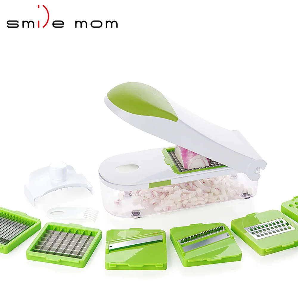 Vegetable Chopper multifunctional Manual Vegetable Chopper 7 In 1 good Quality Stainless Steel Mandolin Vegetable Slicer