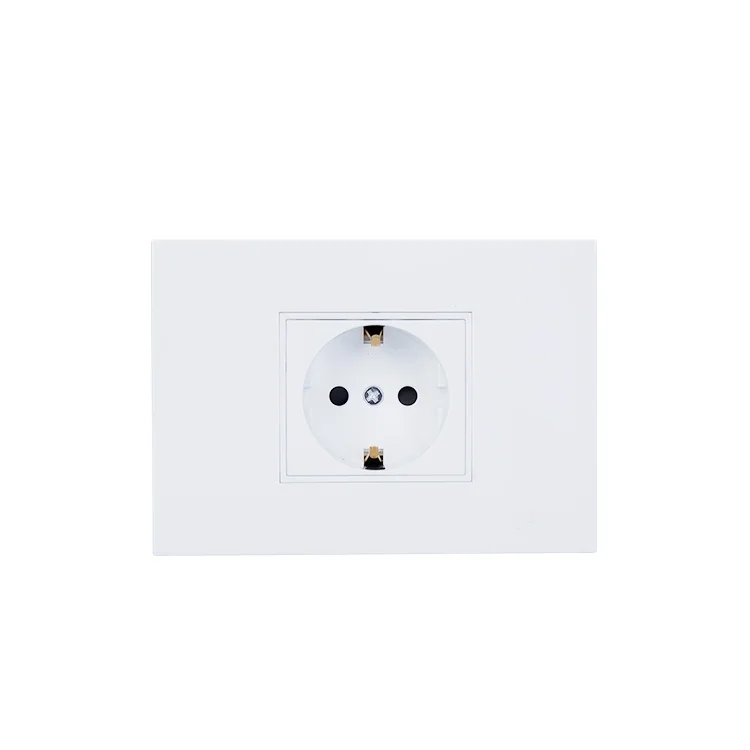 IGOTO V1061R  hot sale 1G Schuko socket for hotel light wall switch