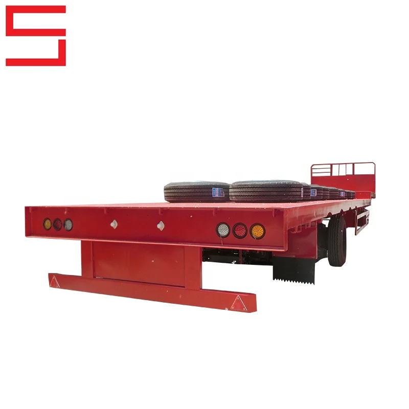 SINO AUTO 6 Axles 110 Tons 19m Drop Deck Semi Trailer Steel 2 3 4 5 Axles Lowboy Truck Trailers Remote Control Truck Trailer