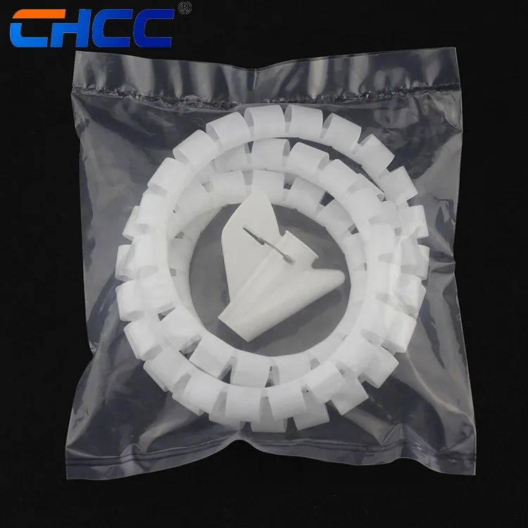 China Manufacture Polyethylene Spiral Protector Spiral Wrap Custom Multicolored Cable Cord Sleeve