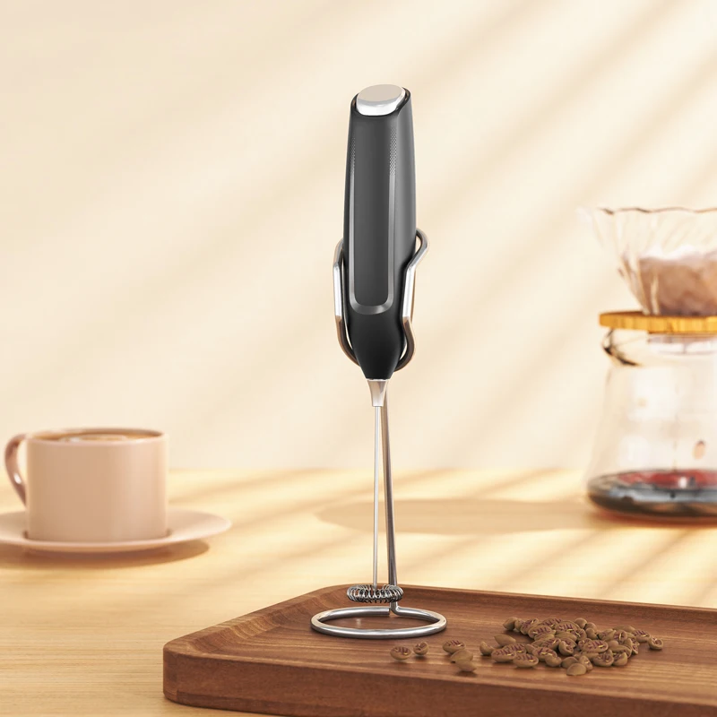 Automatic Portable Electric Milk Frother for Coffee Mixer Household Travel Use Battery Supply Power Manufacturer Wholesale