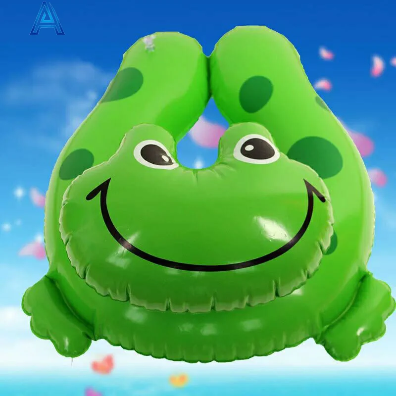 PVC inflatable swim tube swim ring for 3D cartoon animal design pool water float swimming ring life saving swim training tube