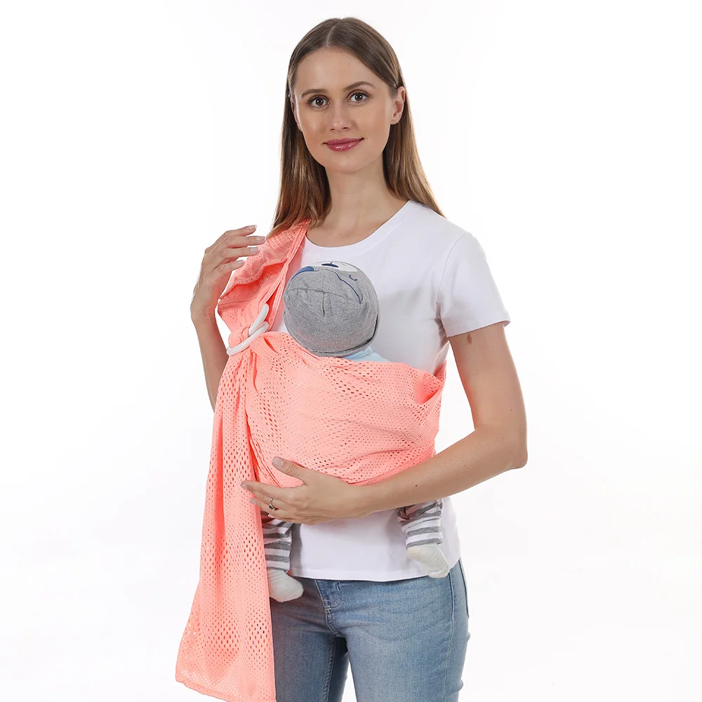 New design hot sale breathable soft infant new born rings for baby sling babies wrap carrier