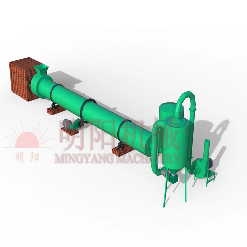 Industrial Rotary Drum Dryer Carbon Black Coal Ash Drier Machine for Drying Sawdust