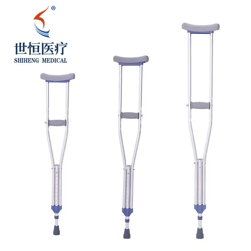 High Quality Armpit Crutches Walker Crutches Disabled Rehabilitation Equipment Height Adjustable