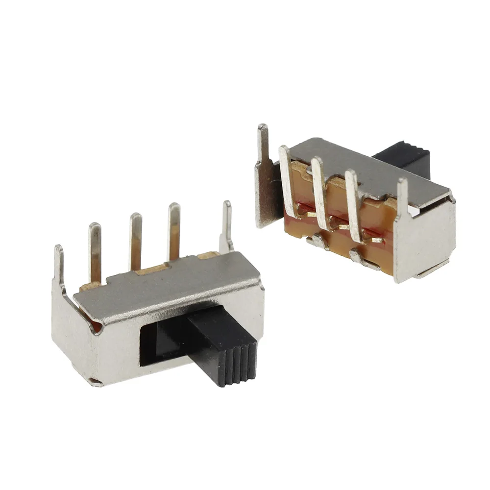  Переключатель SS12F23 SS12F23VG5 0 5 А 50 в 3 контакта 1P2T 90 градусов изогнутый игольчатый переключатель с ручкой высотой
