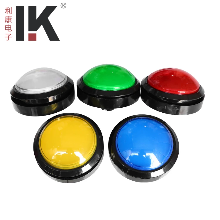 Fight game Round convex button 100mm