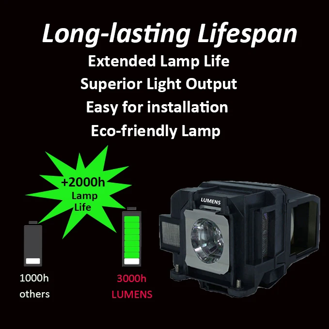 High Brightness ELPLP72 for EPSON PowerLite Pro Z8150NL/Z8250NL/Z8255NL/Z8350WNL/Z8450WUNL/Z8455WUN