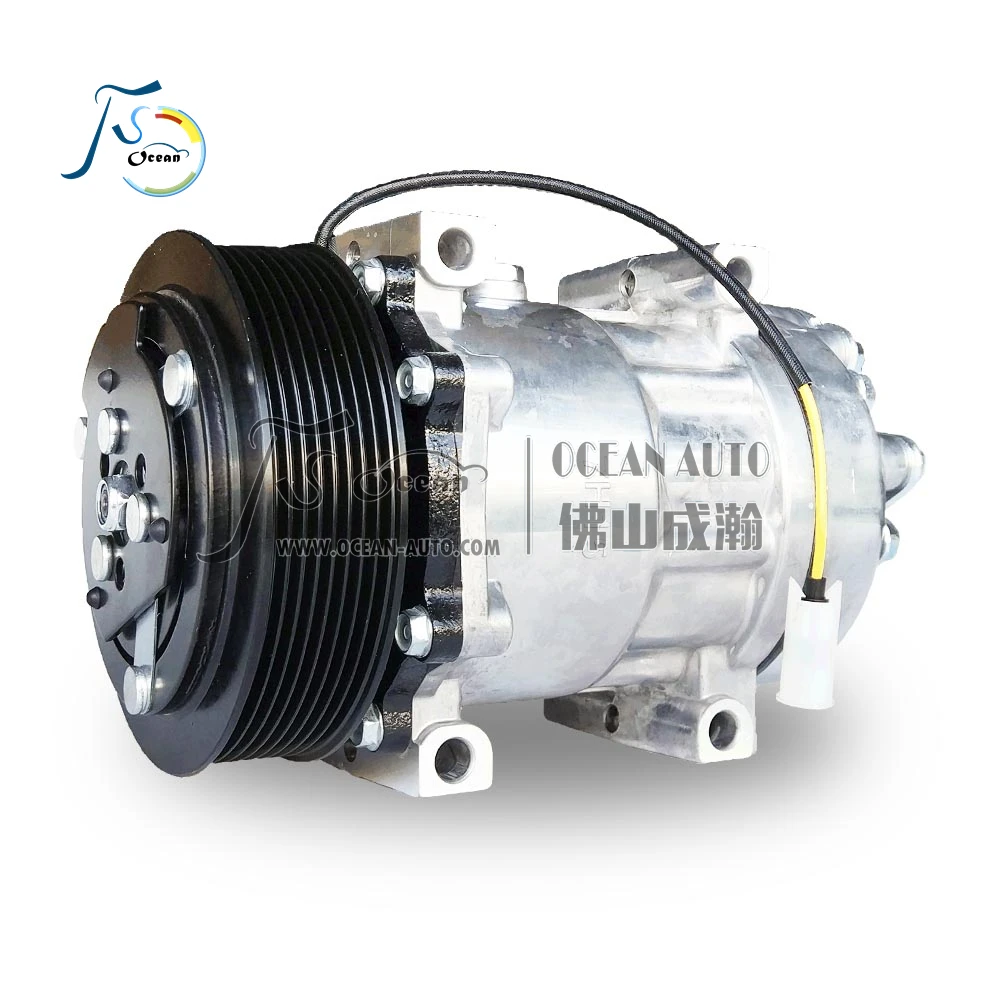 7H15 24V AC Compressor For Volvo Construction Various Models Truck Volvo FH12 FM12 Air Compressor CO0193