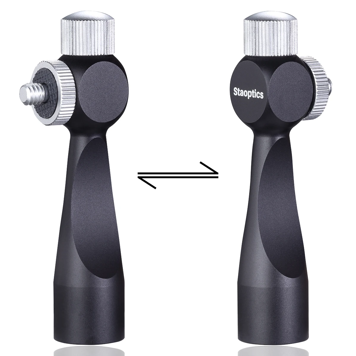 Tripod Adapter for Binocular 1/4 Inch Threading Mount Aluminum, Optics Tripod Adapter