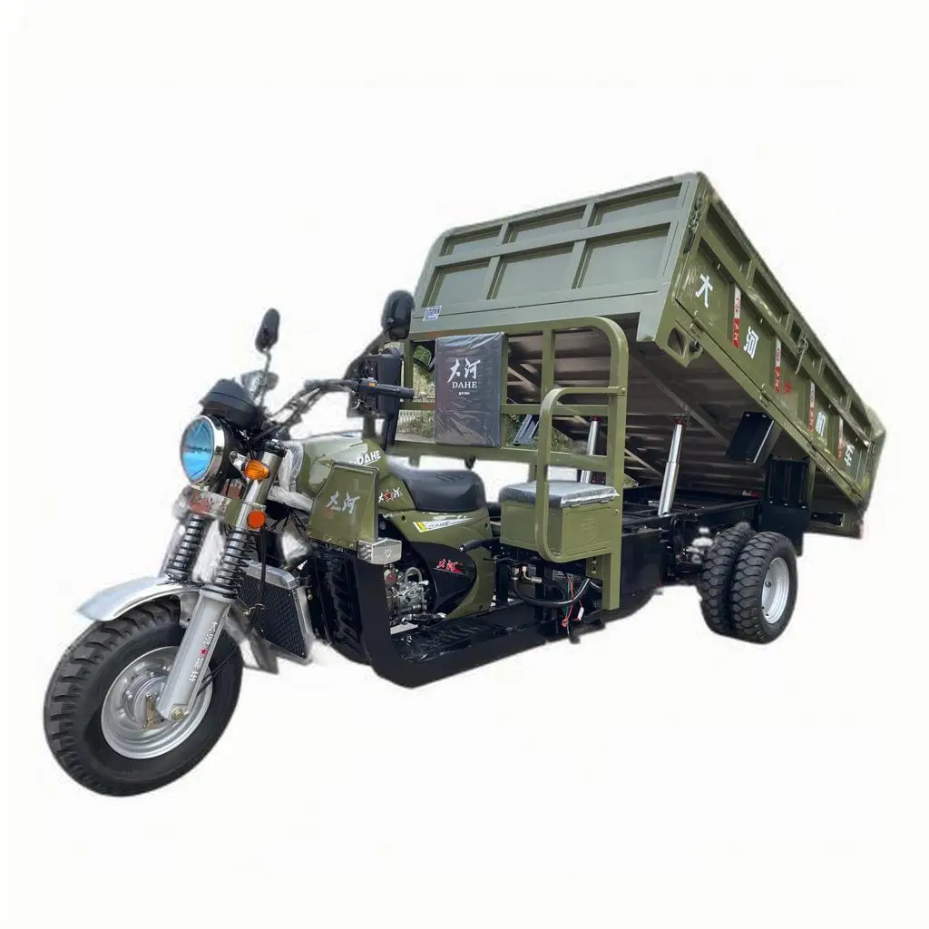 China Henan Tricycle Cargo Five Wheel Self Unloading Motorized  5 Wheel Tricycle Made In China