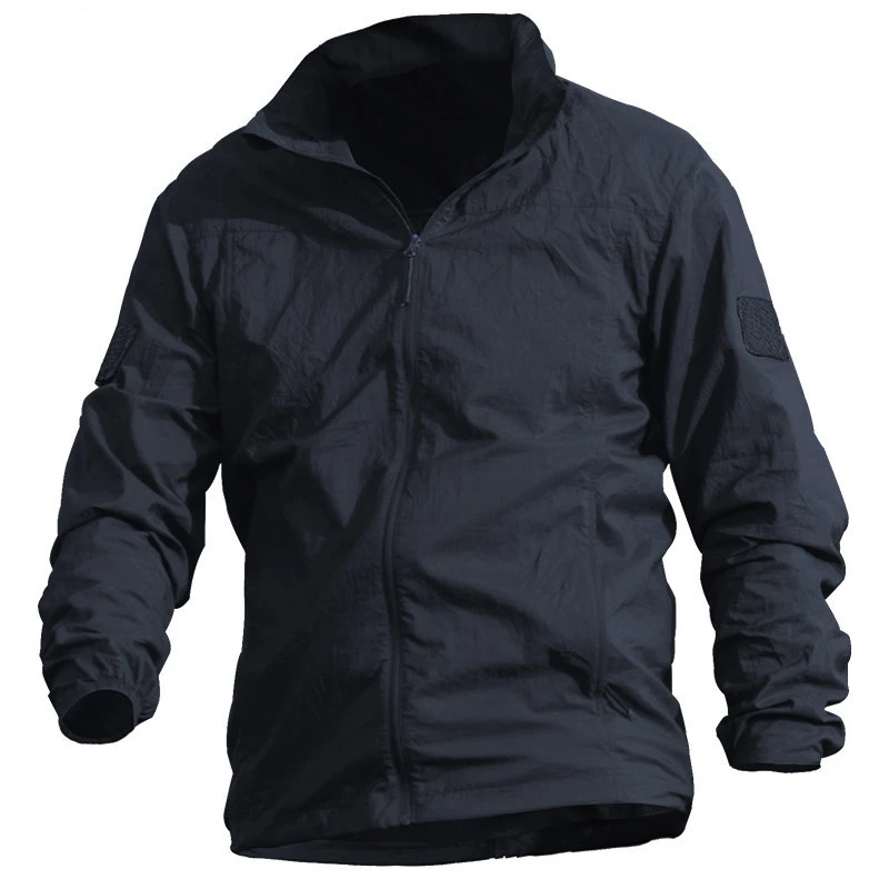 Durable Outdoor Jackets Windproof Waterproof Coat Windbreaker Tactical Jackets Bomber Jacket 100% Polyester Unisex Adults Thin