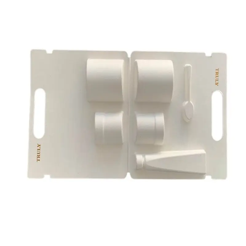 White Pulp Cosmetic Gift Vox Wet Pressed Paper Holder Pure Plant Pulp Degradable Pulp Molded Packaging Liner