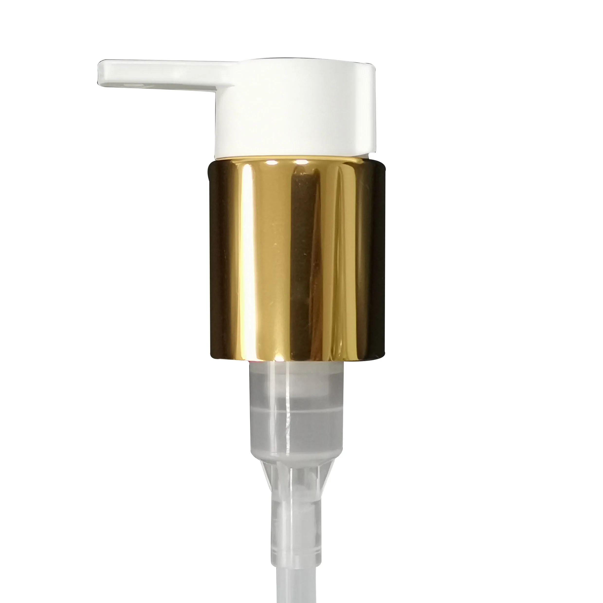 Factory manufacturer Cream lotion pump 24 410 white color  treatment pump for cosmetic packaging