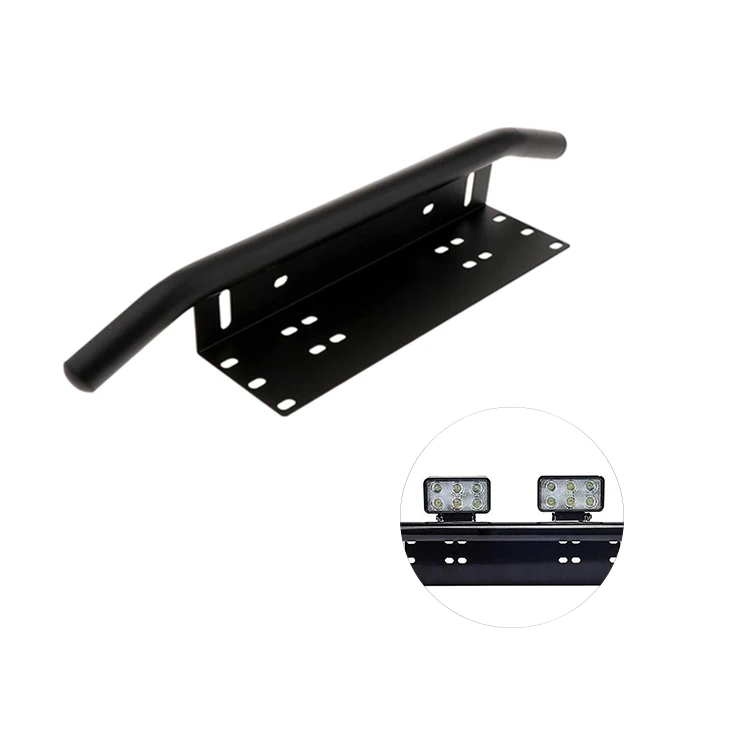 Лидер продаж, крепежный кронштейн для переднего бампера номерного знака, держатель для номерного знака, светодиодный светильник для внедорожника