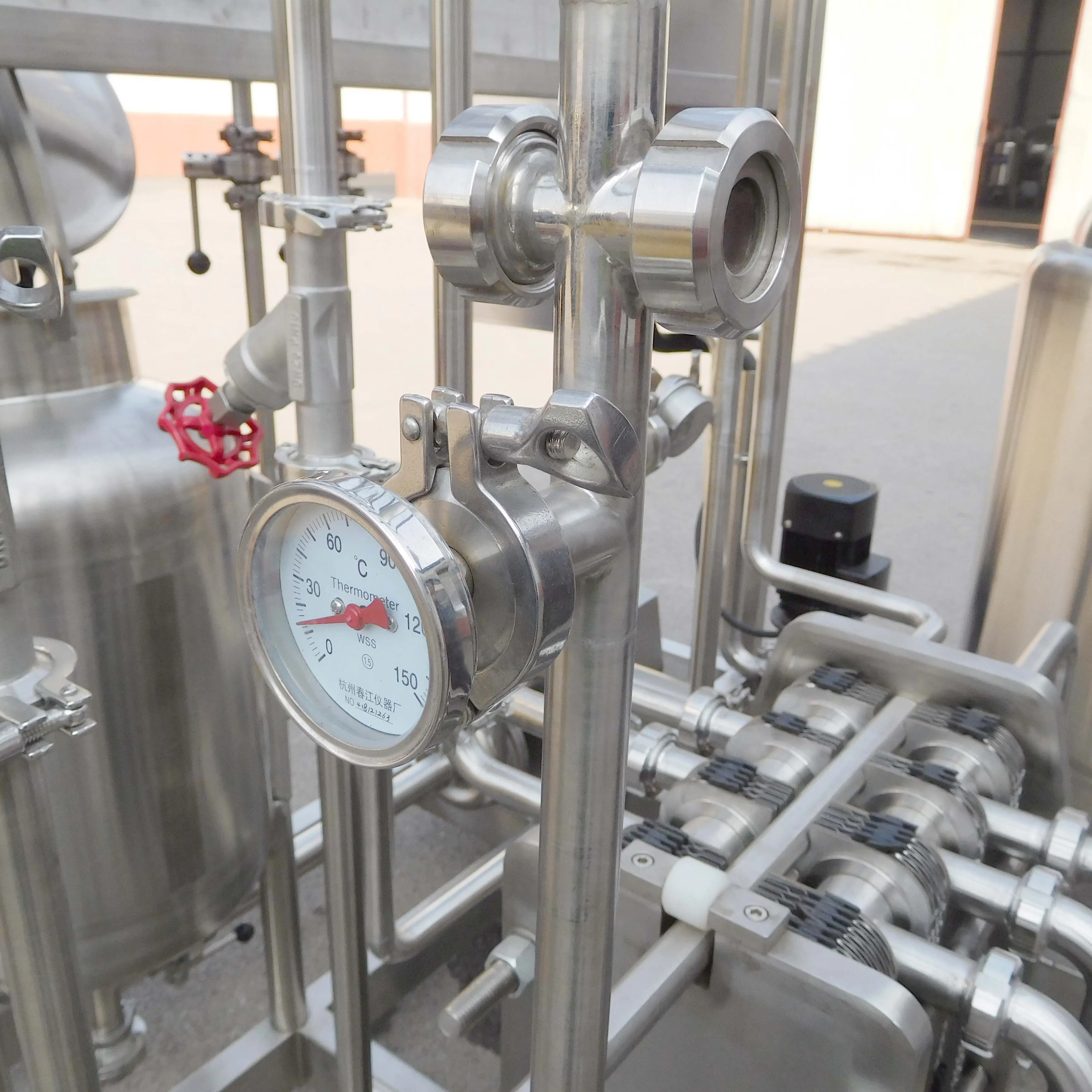 Automatic 300L 500L 1000L 2000L 3000L UHT Milk Sterilizer Pasteurization Machine