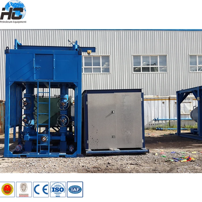 High quality filter desander / dual pot sand filter unit for liquid sand separation