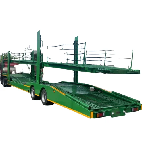 JINMA 2 Layer 8-10 Car Hydraulic Lifting Car Trailer Heavy Vehicle Transport Semi Trailer Car Carrier Truck Trailer