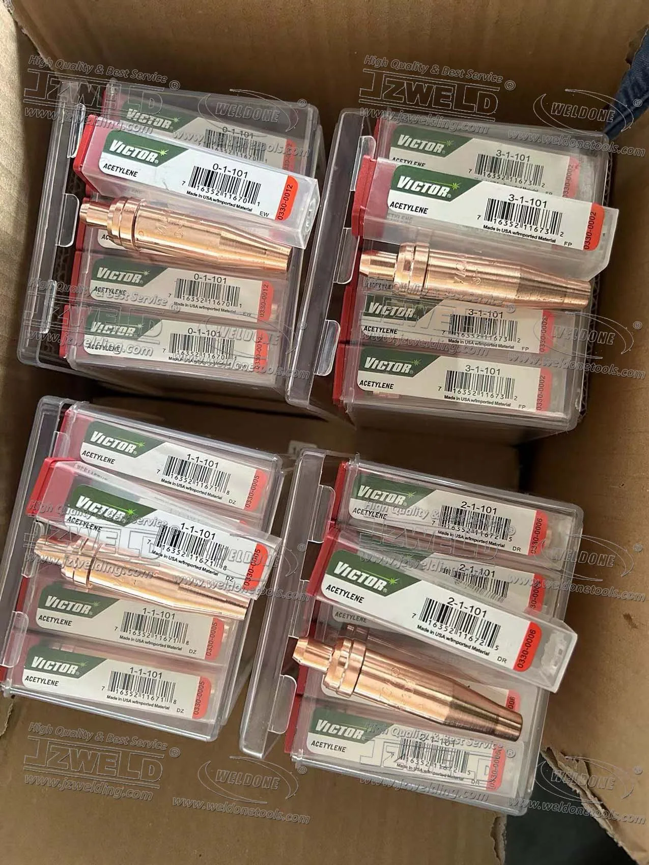 Victor 1-101 Cutting nozzle, 1-101 Acetylene cutting nozzle