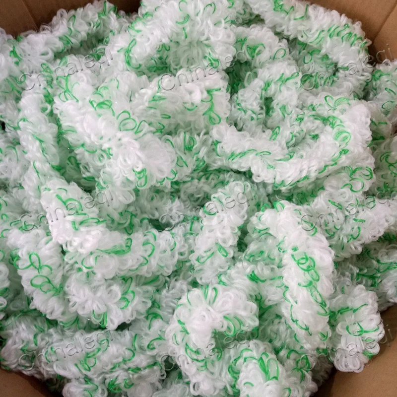 
Biofilm Filter media Bio film type cord braided fillers Spiral bio rope filler 