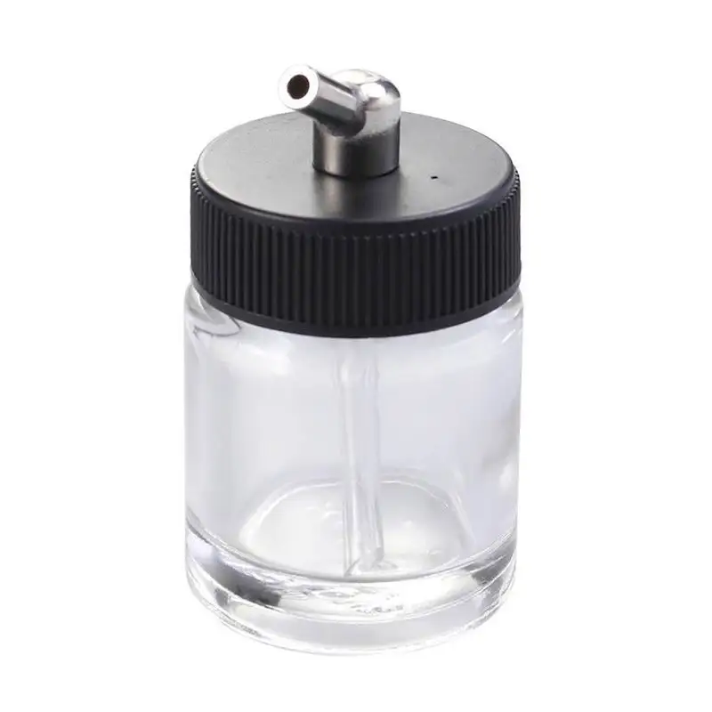 WD-03 air brush parts glass jar mini spray gun cup airbrush paint bottle