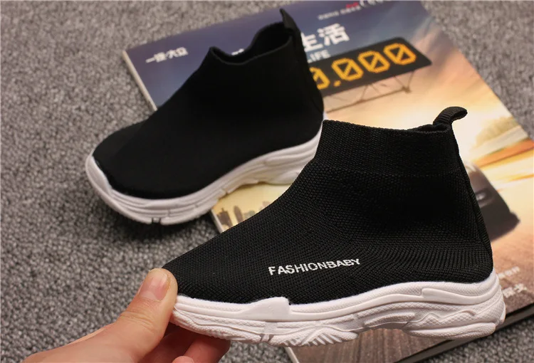 Biyate Shoes New Arrival Fashion Breathable Kids Shoes Mesh Light Casual Sports Sneakers For Children