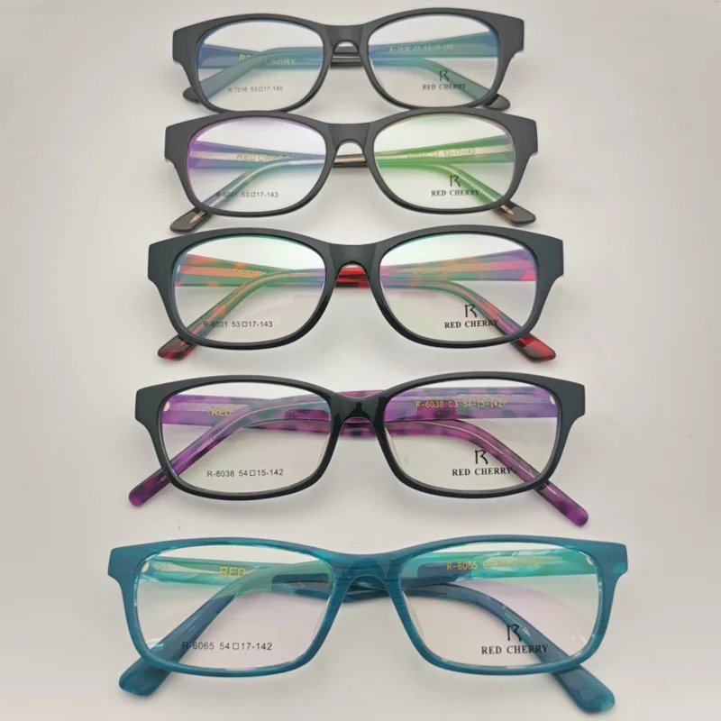 Wholesale Foreign Trade Clearance Sale Mix Colors Acetate Eyeglasses Frame Square Optical Frames