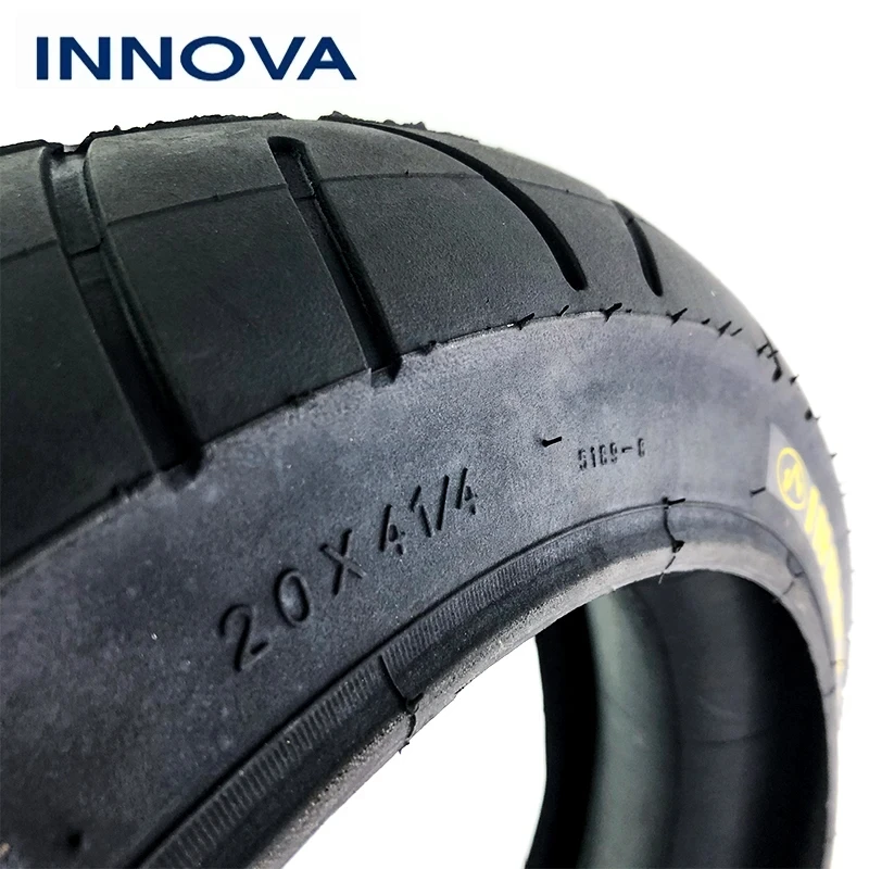 INNOVA 20-дюймовая Толстая шина 20x4 0 1/4 снегоходов электрический велосипед мотоцикл внешняя большая толстая с внутренней трубкой езда на велосипеде