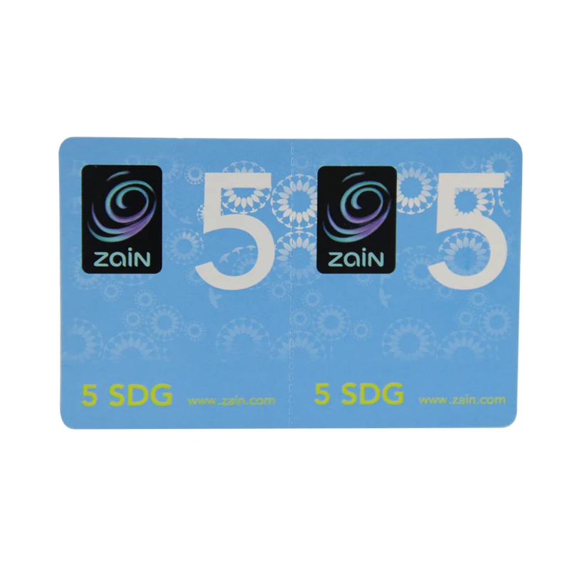 
Customized Prepaid Scratch Paper Ticket Phone Card 