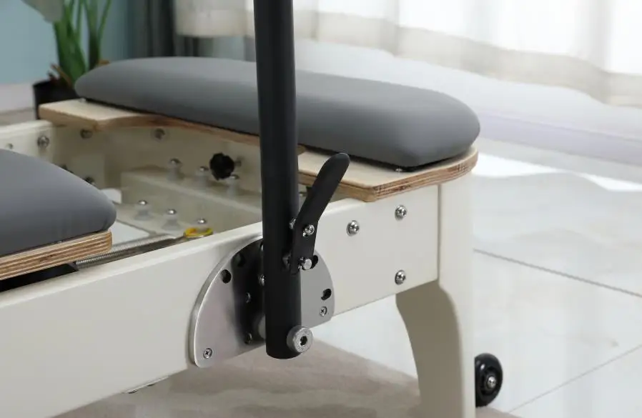 Home and studio Gym fitness 3 in 1 Cadillac white wood pilates reformer with tower