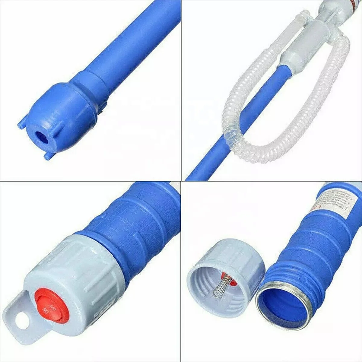 Electric Automatic Fuel Fluid Water Pump Siphon Battery Powered Gas Bathroom Pond Manual