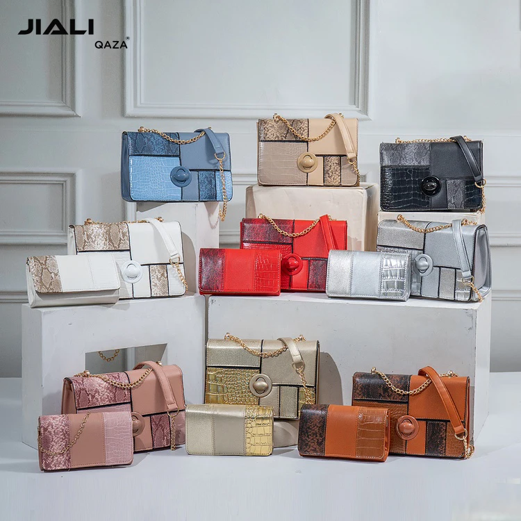 cheap woman handbag wholesale 2023 new fashion womens shoulder bags set 2in1 high quality casual ladi bag