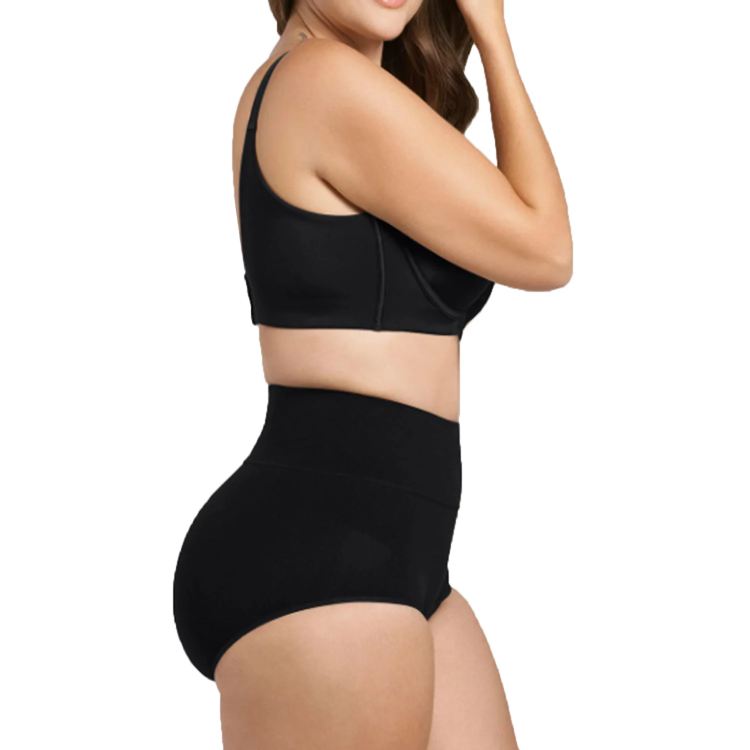 Women Body Slim Lift Butt Shaping Brief Female High Waist Body Shaper Control Abdominal Underwear