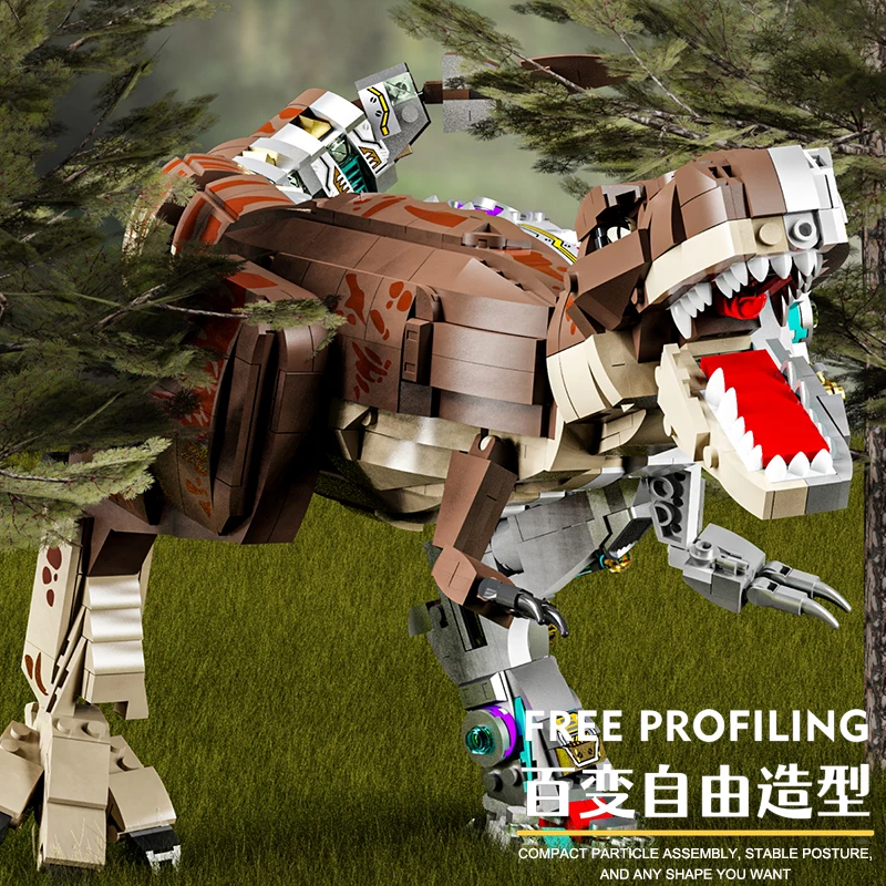 1388 + шт креативный конструктор MOC Dragon Tyrannosaurus сборка мелких частиц головоломка набор строительных блоков игрушка Juguete MJI 13050