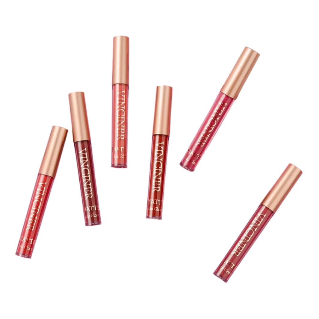 Matte Nude Liquid Lipstick Vegan & Cruelty-Free Private Label OEM Cosmetics Makeup Herbal Ingredients Custom Logo Lip Gloss