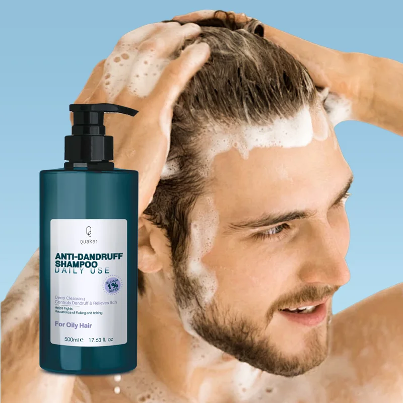 Qquaker Private Label 1% Selenium Sulfide Anti Dandruff Shampoo Oil Control Moisture Hair Care Products