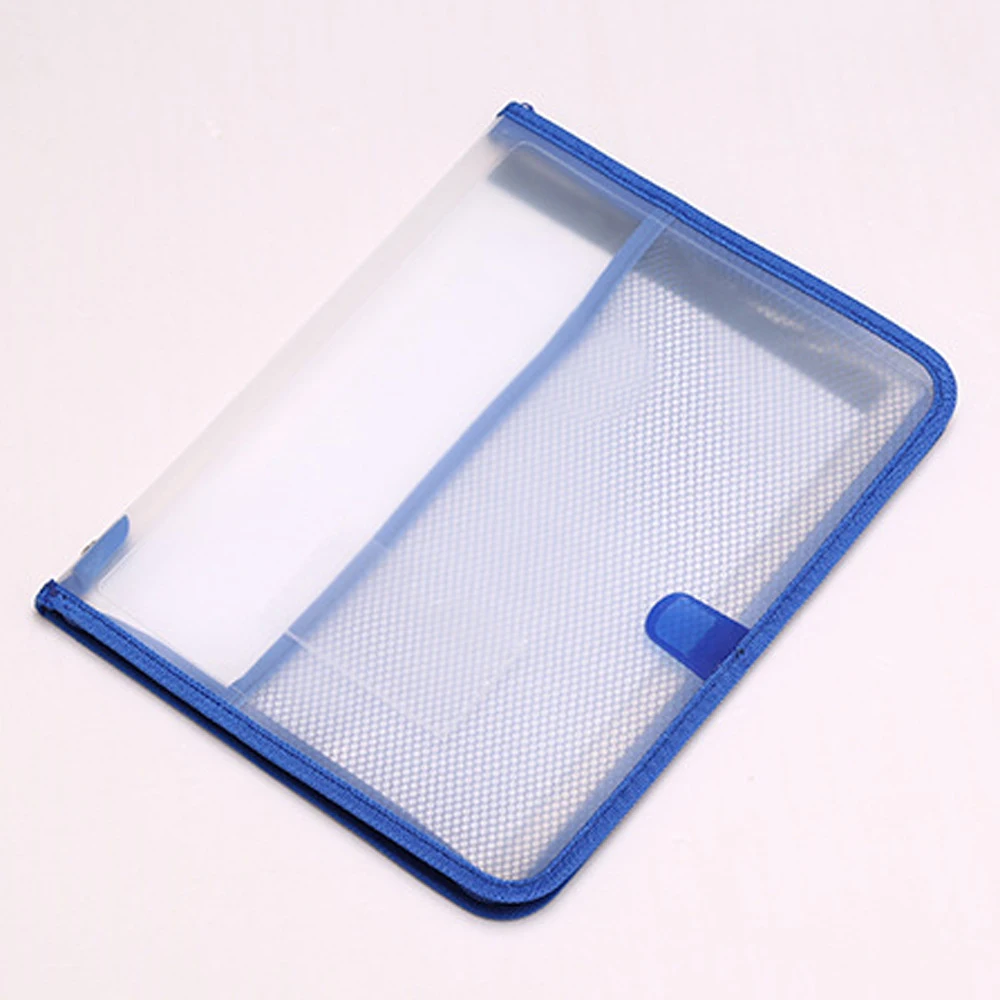Stationery A2 A3 A4 Zipper Lock Folder Document File Plastic Document Bag