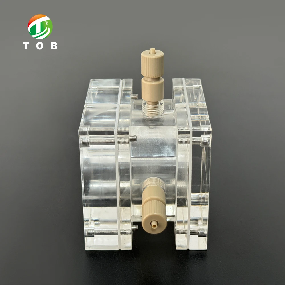 TOB China Lithium Battery Testing Equipment Zinc Air Flow Button Cell Battery Testing Device Electrolysis Cell