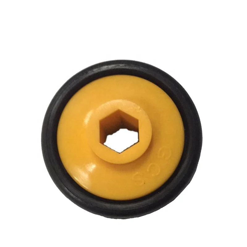 conveyor roller press bearing plastic hex roller ends