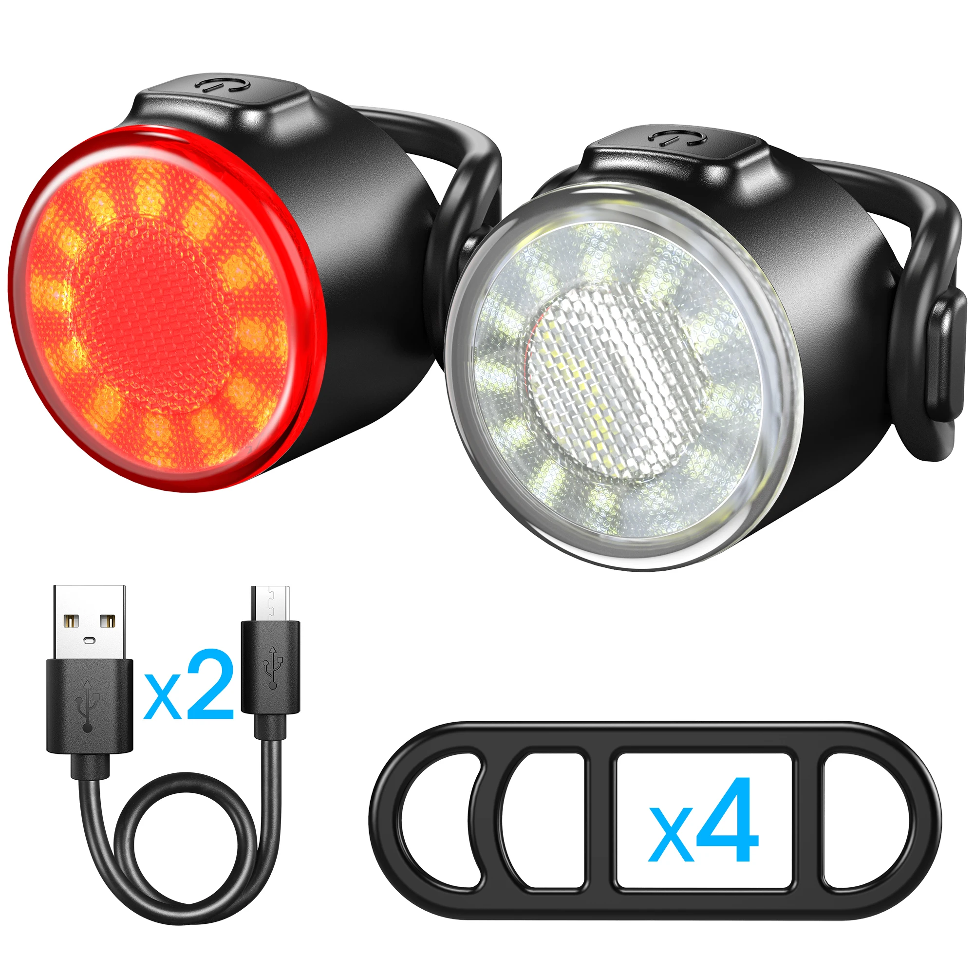 Waterproof Super Bright usb Rechargeable Bike Rear Light Bicycle Front Light bike lights