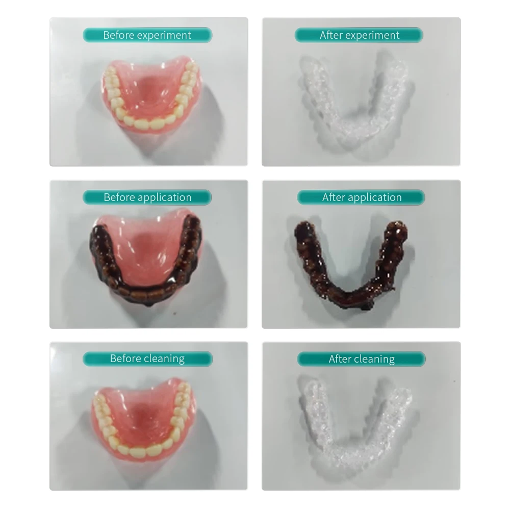 OEM High Efficient denture cleaner ultrasonic retainer cleaner portable ultrasonic jewelry cleaner