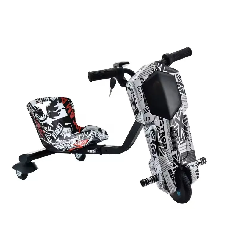 middle size Factory Cheap OEM Length Adjusted Adults 3 wheel electric 360 drifting scooter drift trike kart